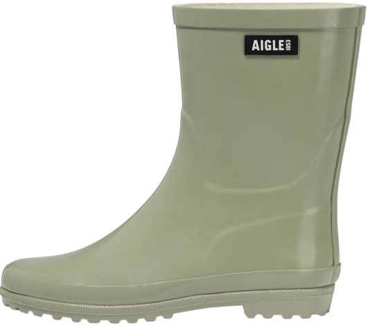 AIGLE 1853 Eliosa Bottil Lysgrøn 3/4-gummistøvle 100% naturgummi Str. 39