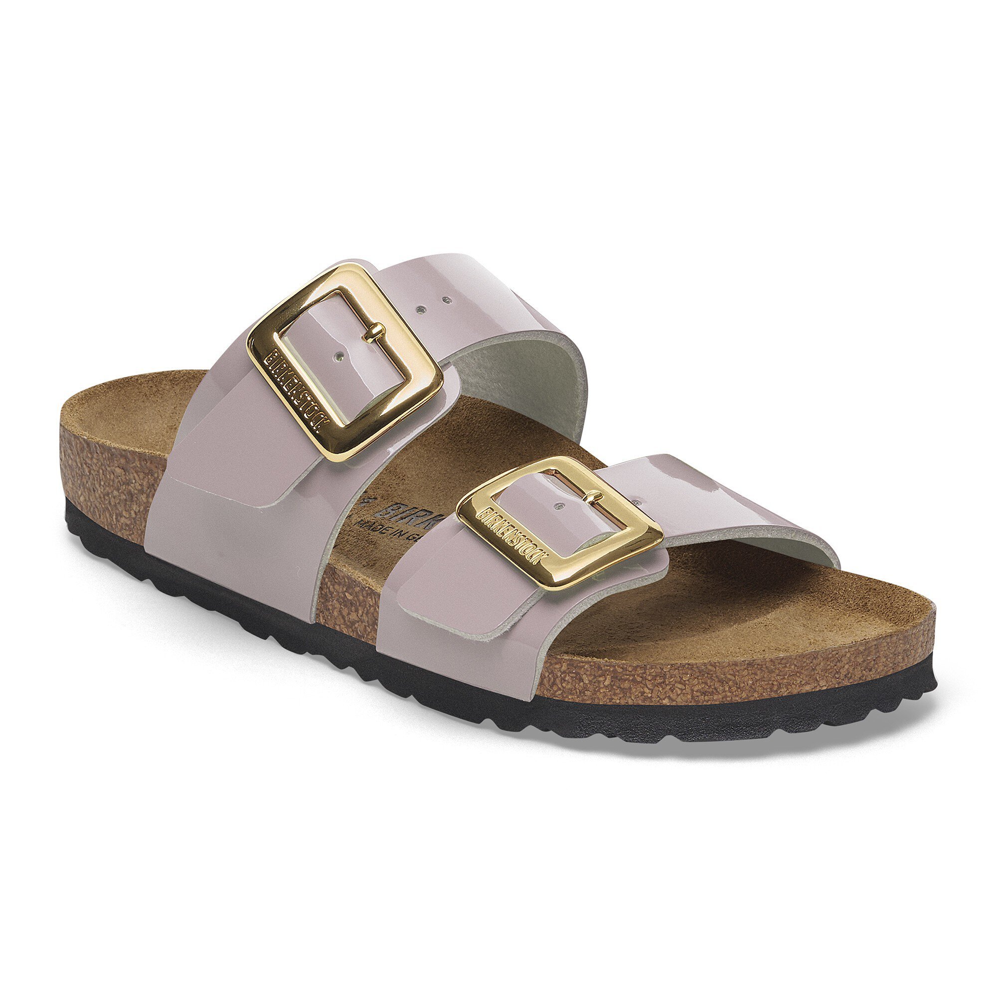 BIRKENSTOCK Sydney Faded purple patent Birko-Flor Narrow Fit Str. 38