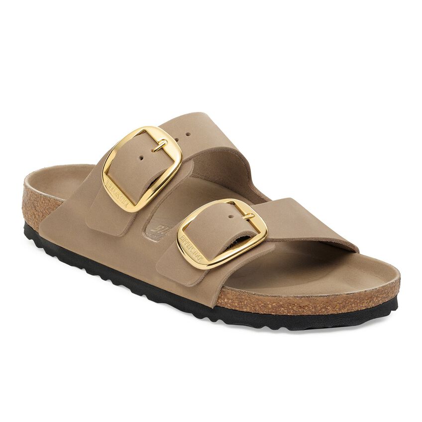 BIRKENSTOCK Arizona Big Buckle Tabacco brown Oiled Leather + Leather insole Narrow Fit Str. 38
