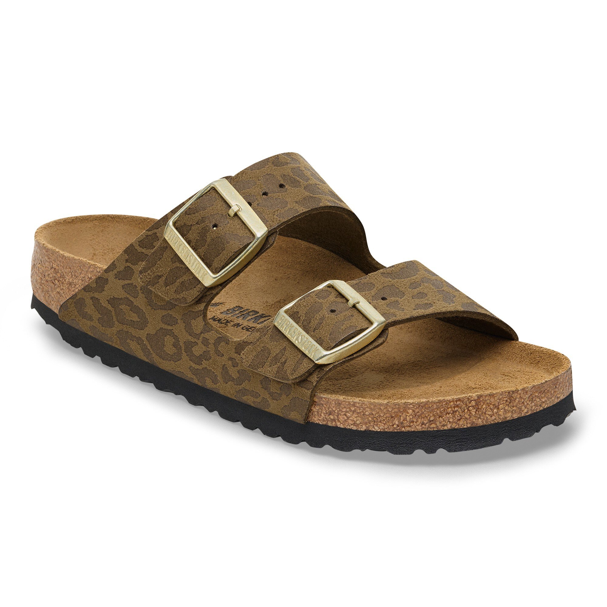 BIRKENSTOCK Arizona Leo khaki Birkoflor Narrow Fit Str. 39