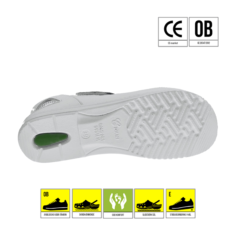 105233 6 Calvani hvid arbejdssko koekkensko traesko klikniksko fra reporto