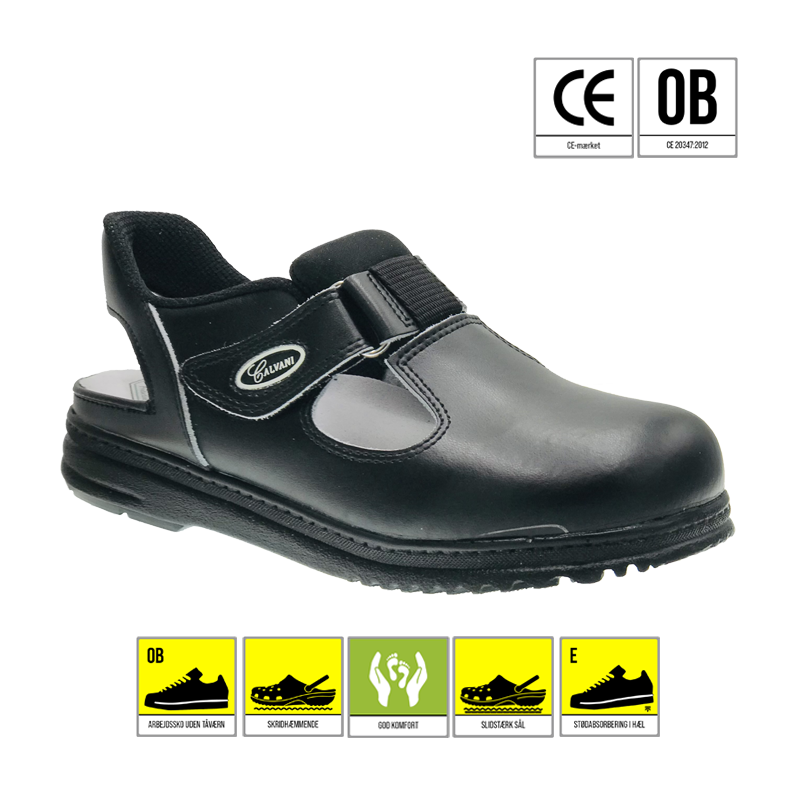 105293 1 Calvani sort arbejdssko koekkensko traesko klikniksko fra reporto