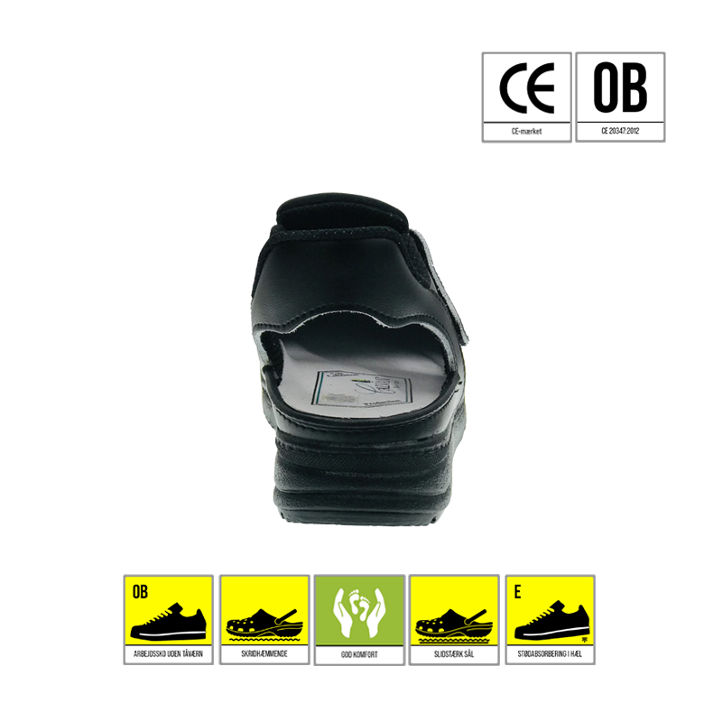 105293 5 Calvani sort arbejdssko koekkensko traesko klikniksko fra reporto