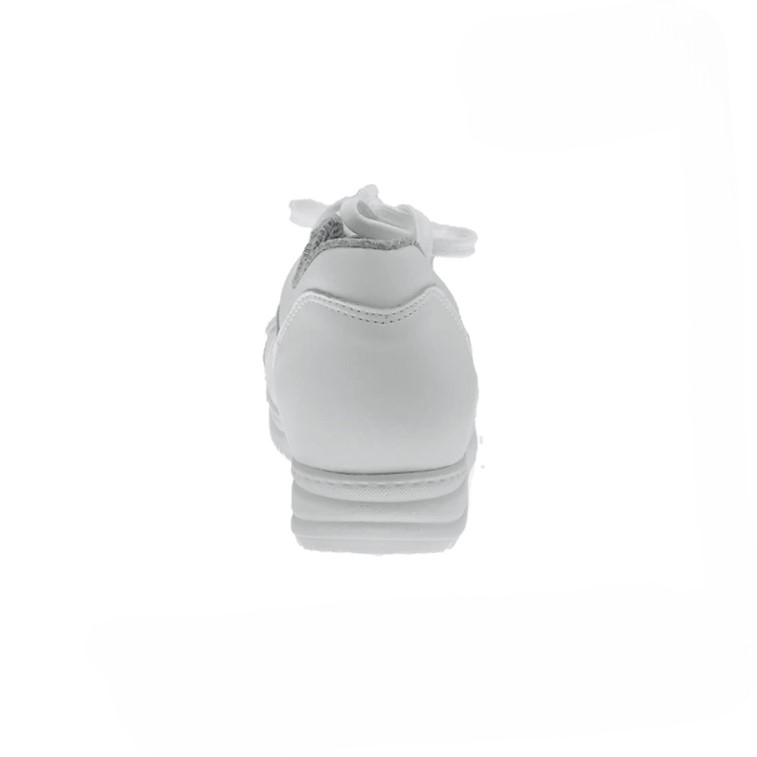 611133 05 Calvani arbejdssko koekkensko med snoerre hvid