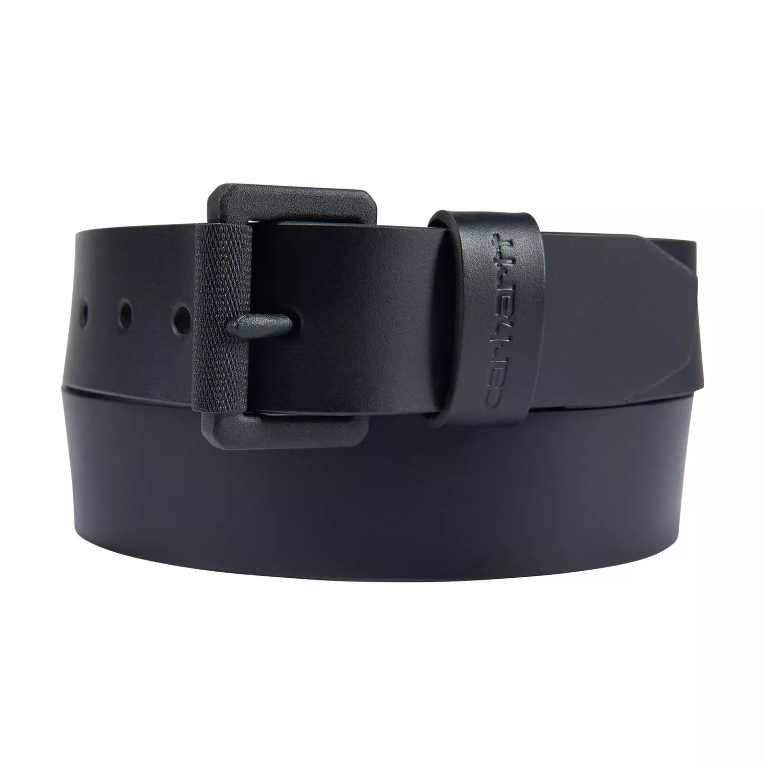 CARHARTT BRIDLE LEATHER ROLLER BUCKLE BELT BLACK/COAL SIZE 38/115 cm