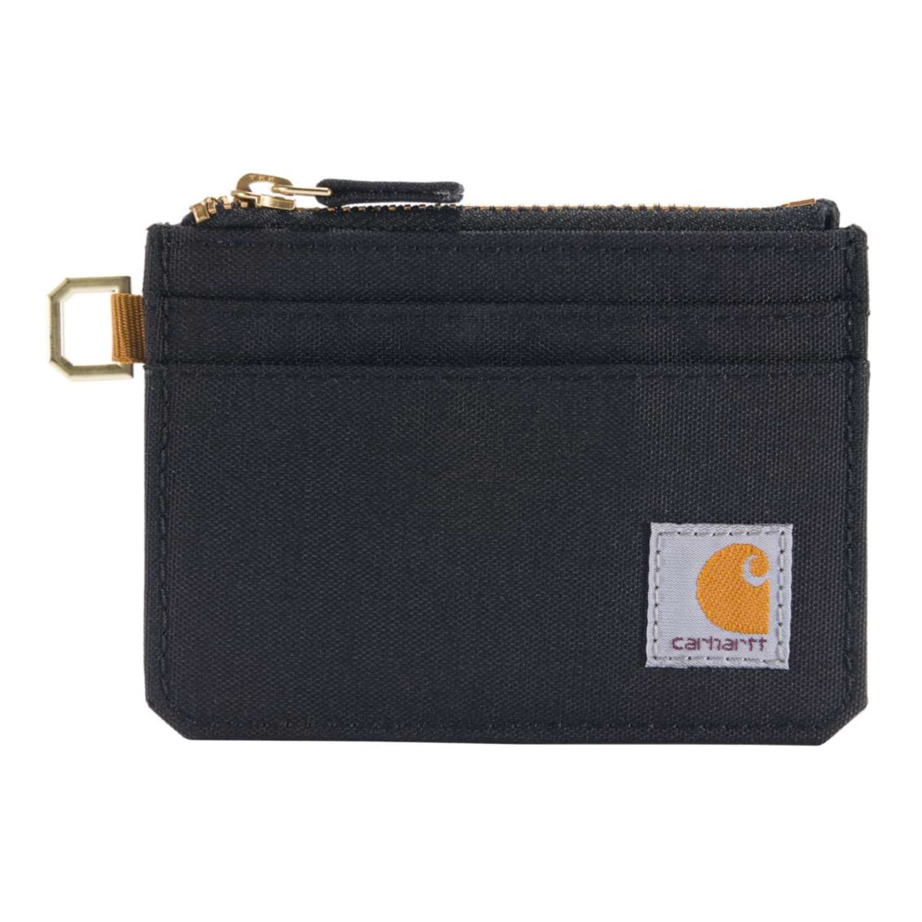 CARHARTT ZIPPERED CARD KEEPER WALLET BLACK