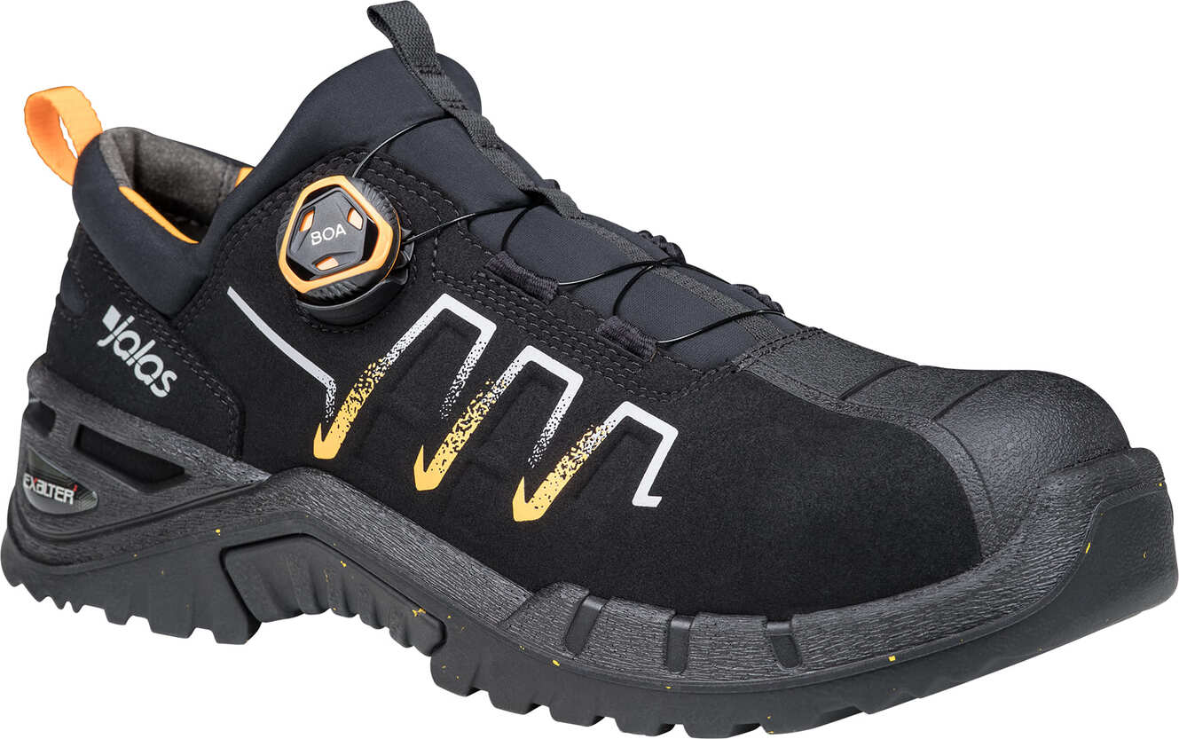 JALAS Exalter BOA FIT SYSTEM Sikkerhedssko m/wireluk EN ISO 20345:2022 S3S HRO FO SC ESD Str. 34