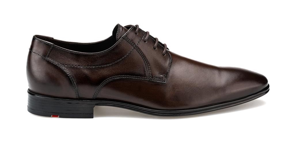 LLOYD CORE 111 T. Moro (mørkbrun) Snøresko i blødt kalveskind (UK size 10½) Str. 45