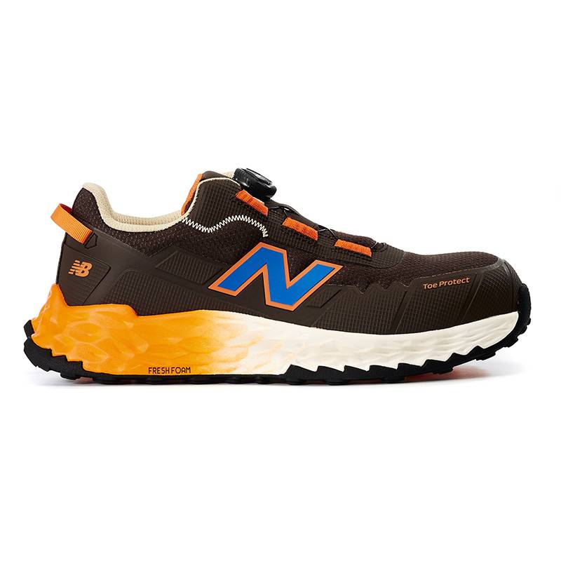 NEW BALANCE Cremorne Fresh Foam BOA Chocolate/orange brown Sikkerhedssko m/wireluk EN ISO 20345:2022 S3L HRO FO SC SR ESD Str. 42½