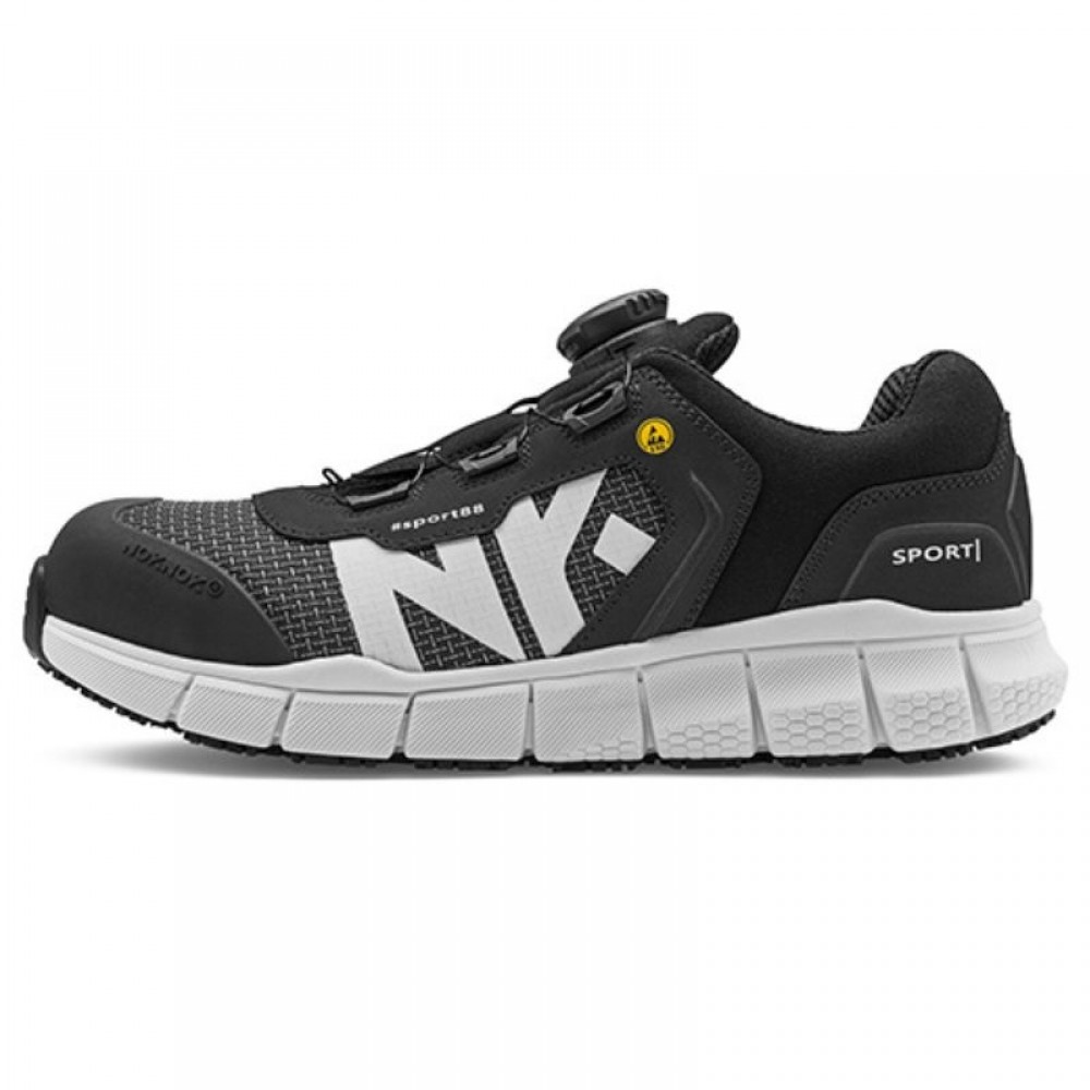 NOKNOK Style Sport88 MOZ 100% metalfri Sikkerhedssko m/wireluk Str. 39