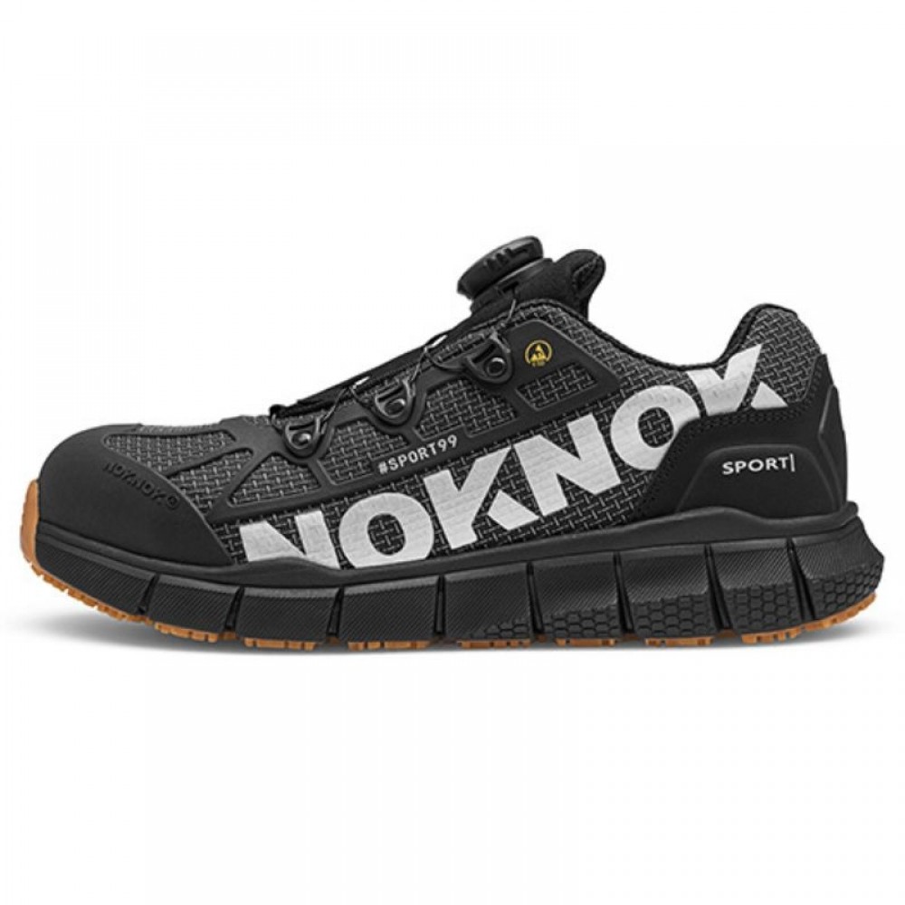 NOKNOK Style Sport99 MOZ 100% metalfri Sikkerhedssko m/wireluk Str. 41