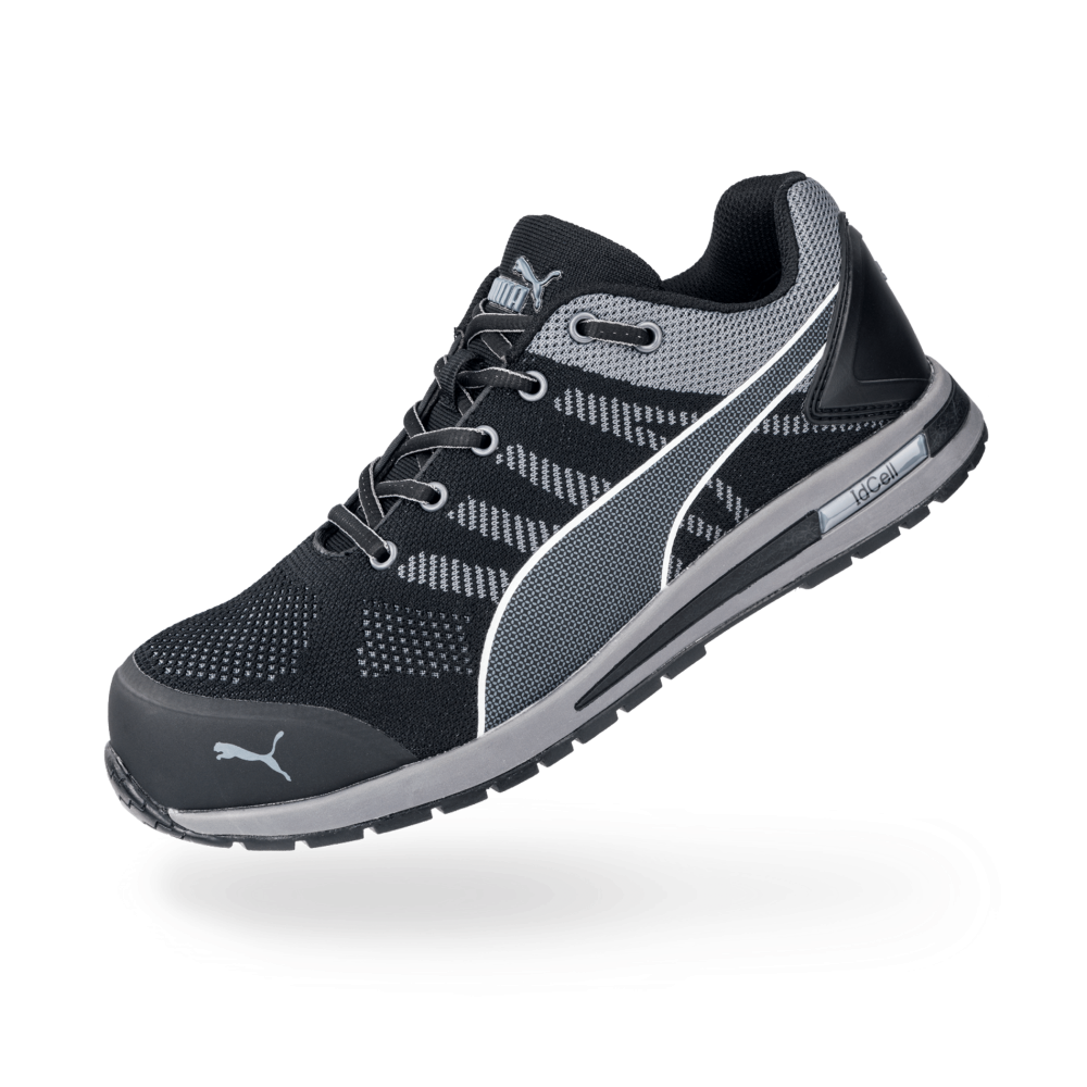 4 PUMA sikkerhedssko 643160 ELEVATE KNIT BLACK LOW
