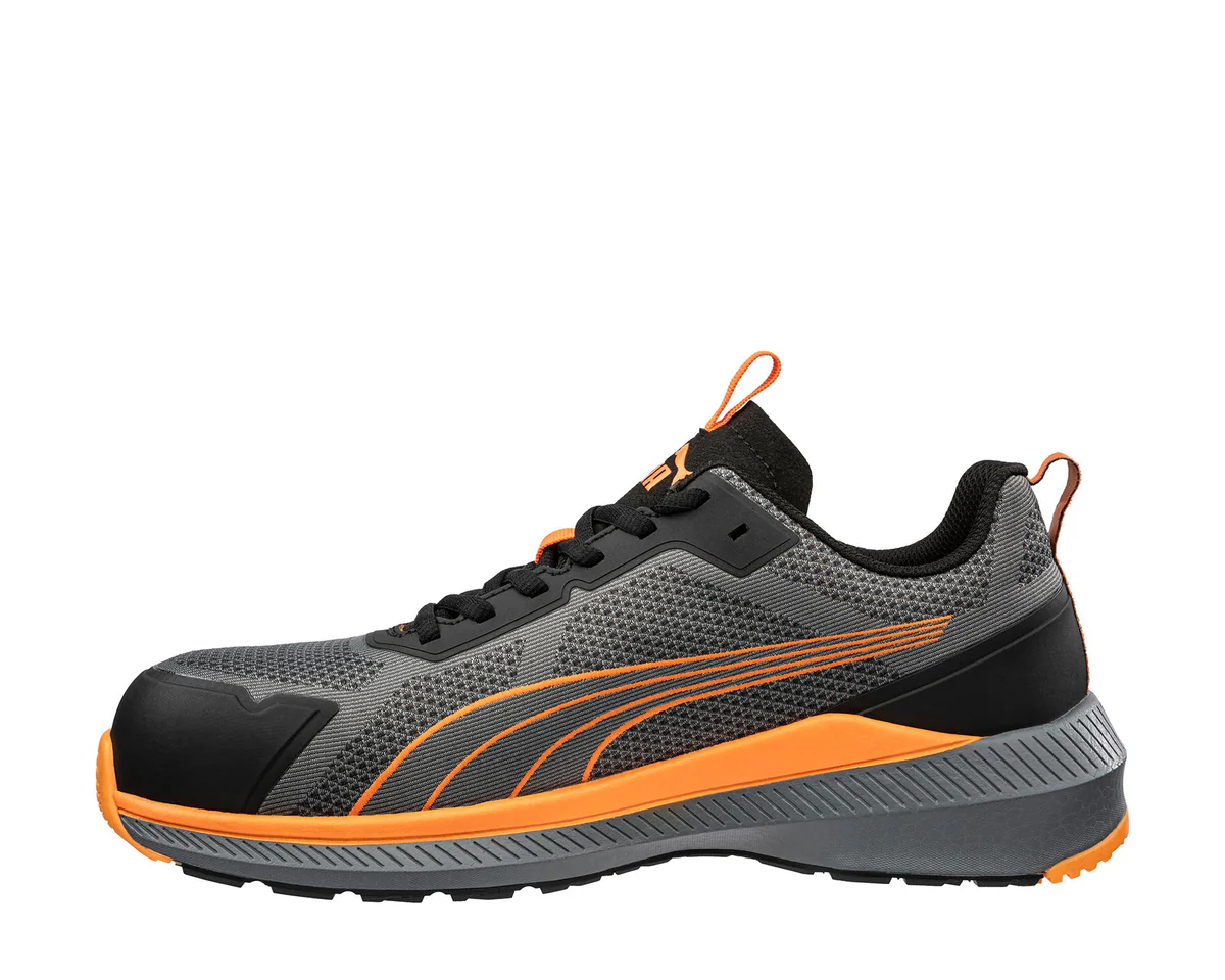 2 PUMA sikkerhedssko herre 645000 SLIDE GREY ORANGE LOW