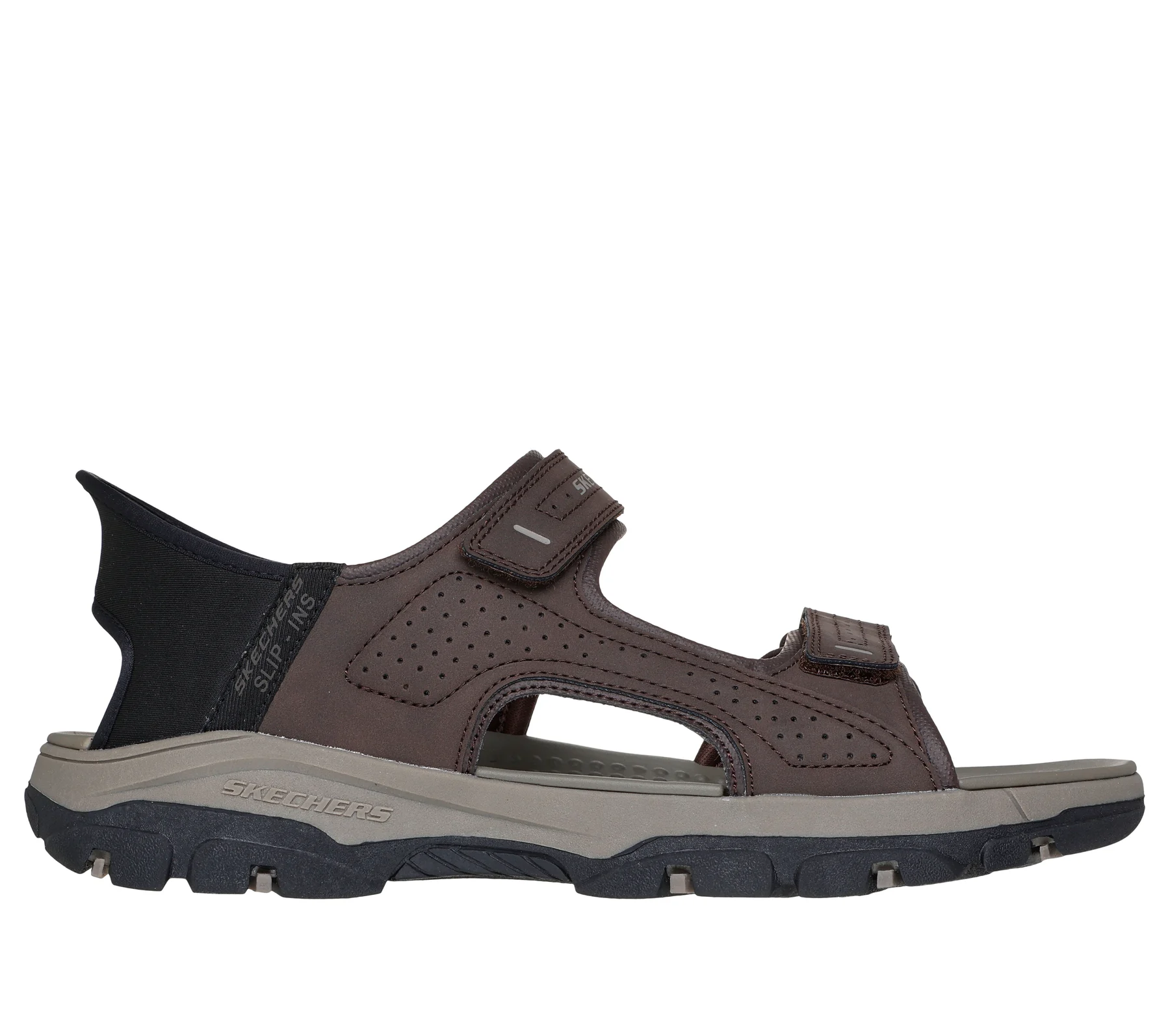 SKECHERS Relaxed fit Tresmen - Tresmen Reece Relaxed fit Slip-ins Trekking sandal Chocolate brown Size 40