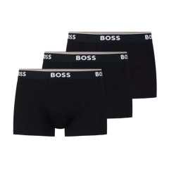 HUGO BOSS® Sort bomuld stretch boxershorts (3-pack) 95% bomuld, 5% elasthan 