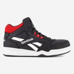 REEBOK B-High Top Work Sneaker Black/white/red Sikkerhedsstøvle 