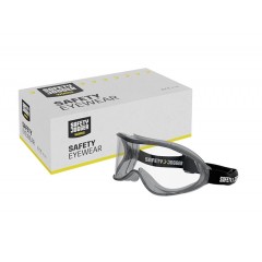 SAFETY JOGGER Sarek Anti-dug beskyttelsesbrille m/elastikrem der slutter tæt om øjnene CE EN166
