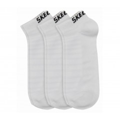 SKECHERS Basic Sock Sneaker Hvid (3-pack)